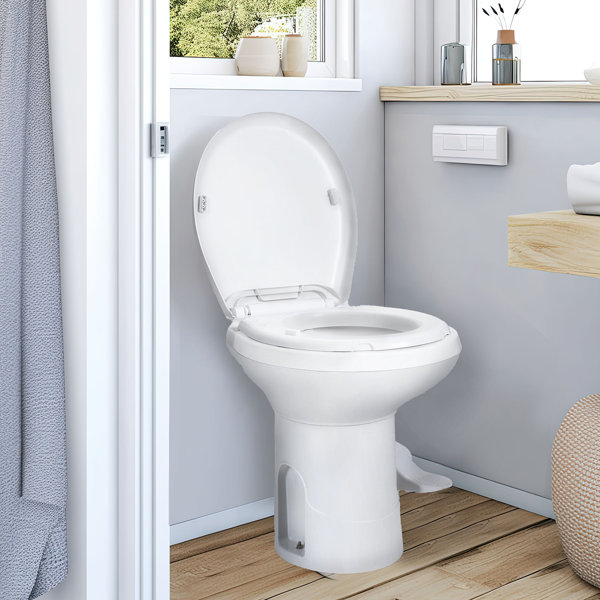 YITAHOME 0.03 Gallons GPF Elongated Chair Height OnePiece Toilet (Seat Included) & Reviews